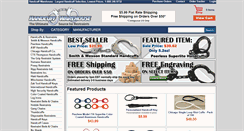 Desktop Screenshot of handcuffwarehouse.com